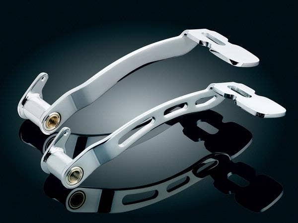 kuryakyn extended brake pedal Chrome Body ballistic face shield VANUCCI MOTORRAD HANDSCHUHE SCHWARZ/GRAU Crankset Option (Length - Teeth):175mm / 38t this pedal blends seamlessly