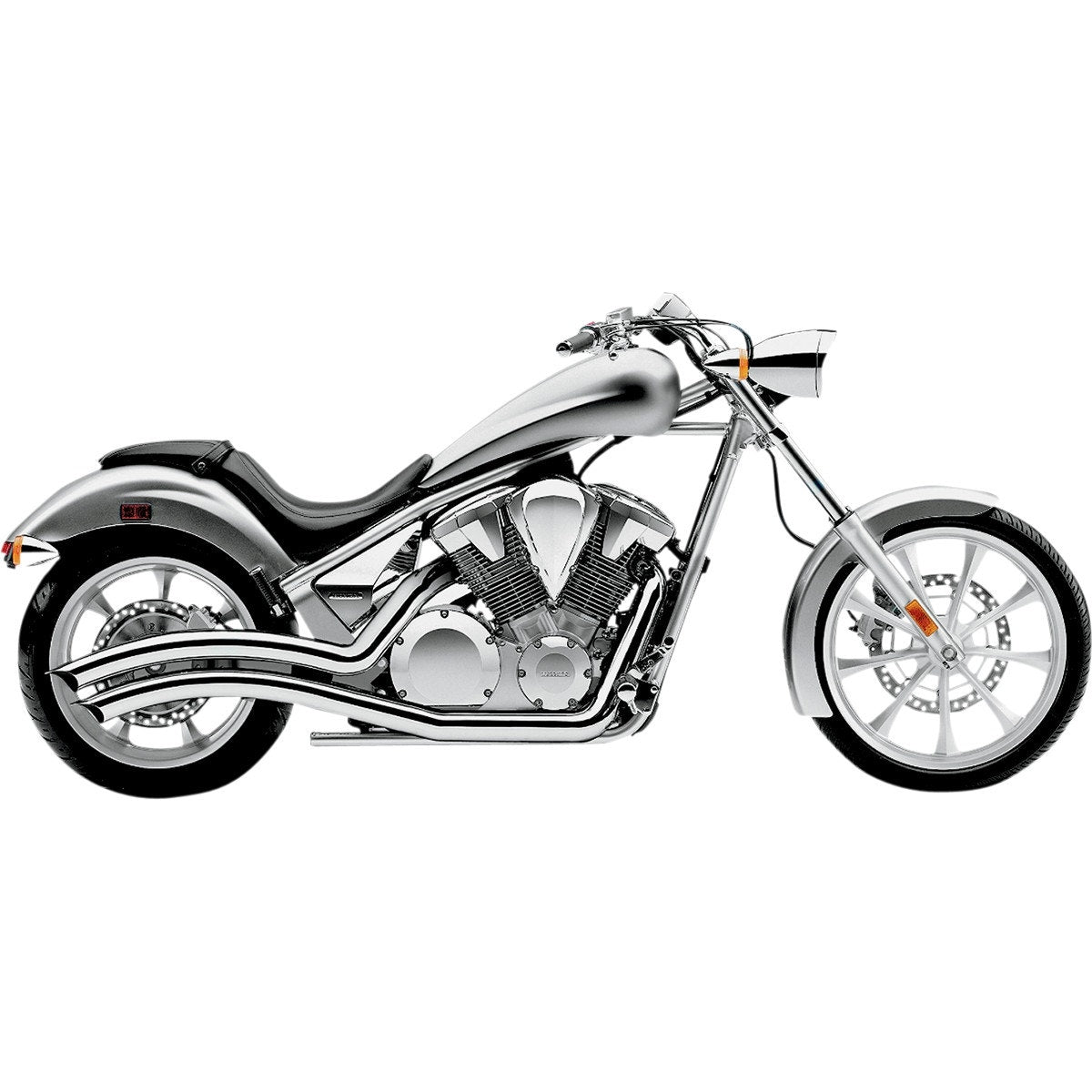 Cobra USA Chrome 1233 Speedster Swept Exhaust Pipes Honda Fury
