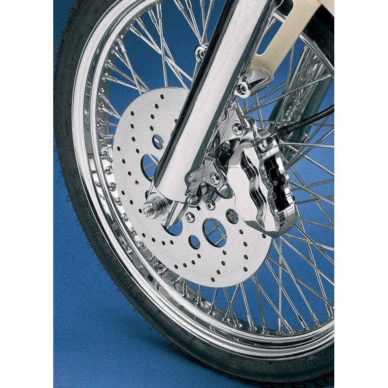 Hawg Halters HHI Chrome LHSCC500 4-Piston Front Caliper EVO Harley