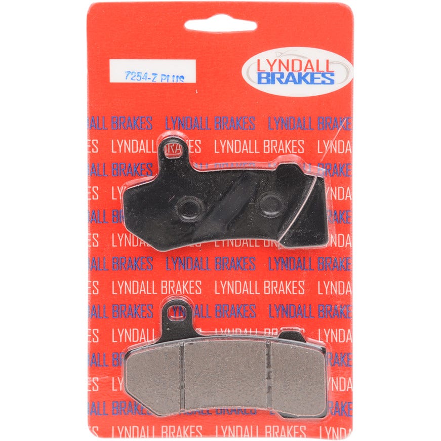 Lyndall Racing 7254-Z PLUS Brake Pads Front Or Rear Harley FL Repl