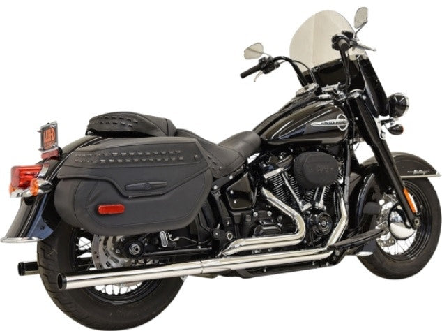 Bassani 1S96P Chrome W/ Black Tip 2-1/4 Dual Exhaust System 18-19