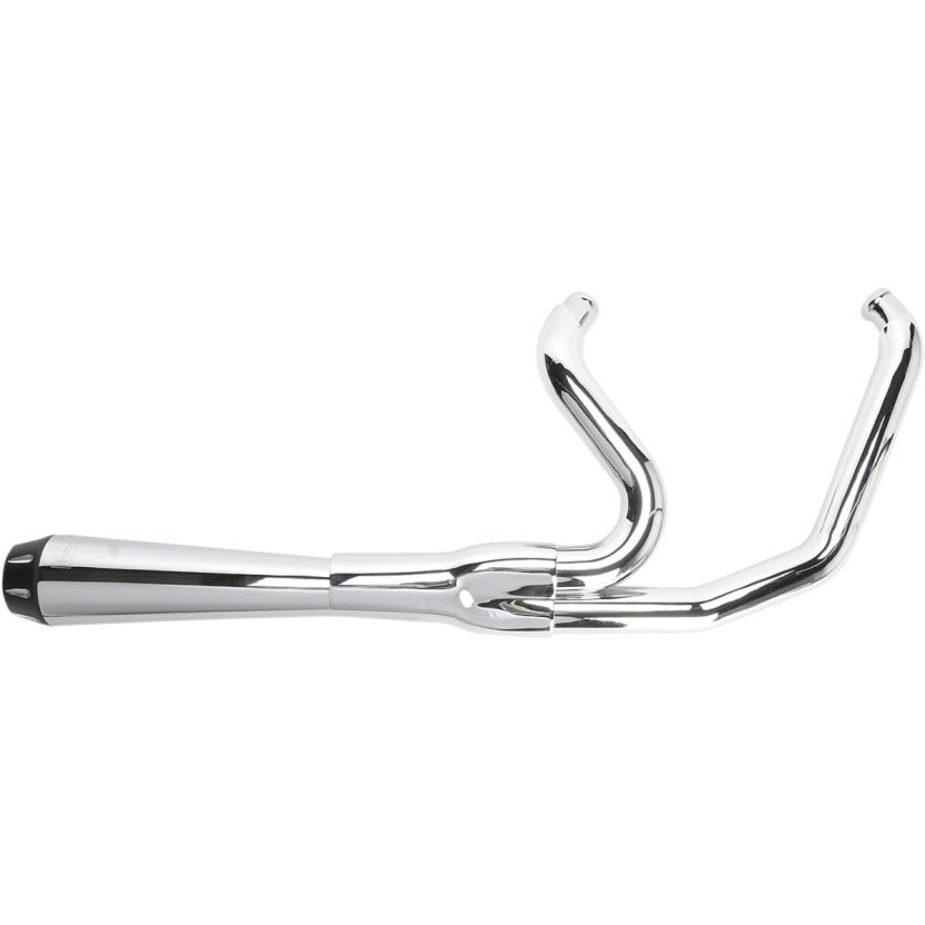 Bassani Chrome Road Rage 2 Into 1 Short Exhaust Harley FXR 84-00 w