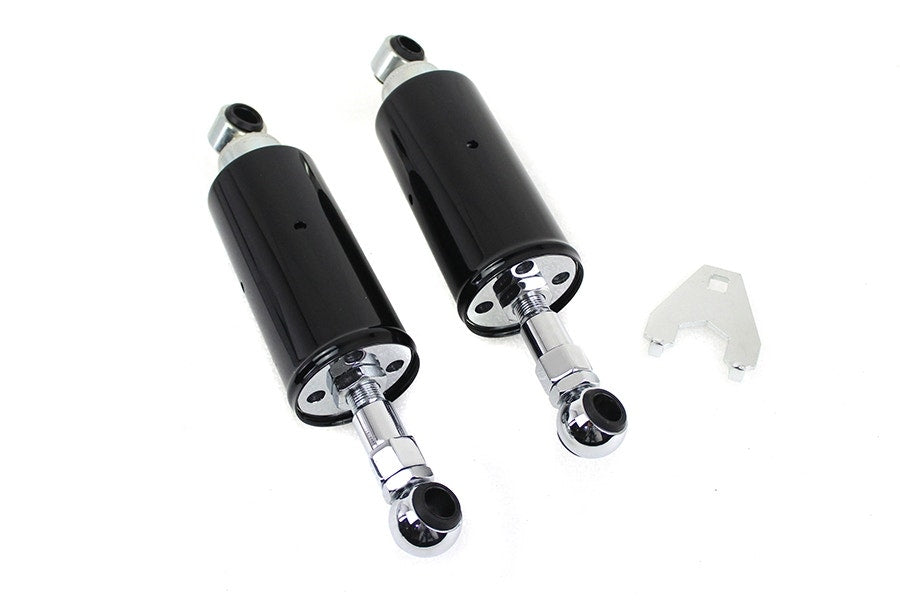 Harley-Davidson リアサスペンション 2本セット ブラック V-Twin Black Adjustable Rear Shocks Set 54-0188 Harley Softail 89