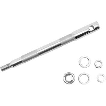 Drag Specialties Chrome Front Axle Kit Harley Dyna Sportster FXD