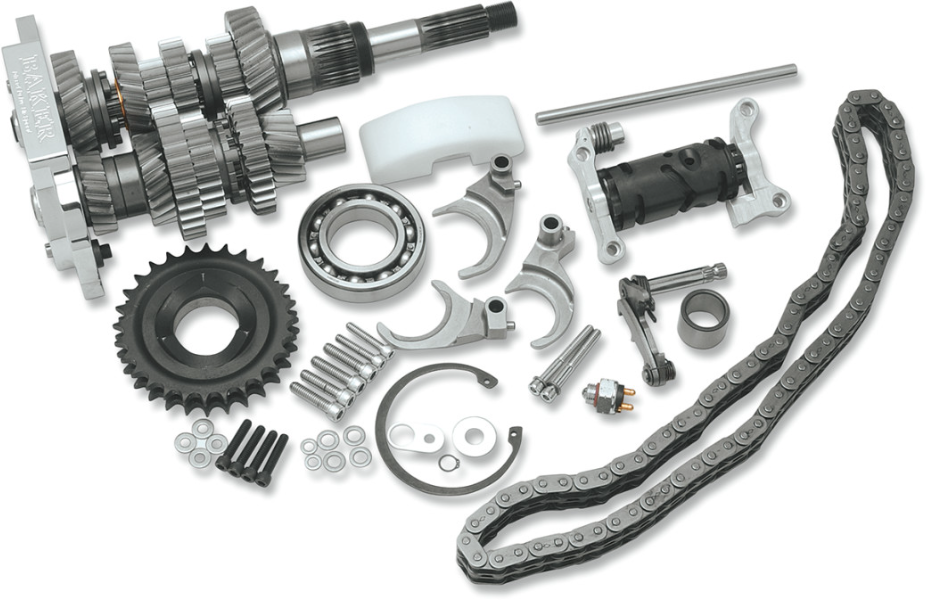 Baker Drivetrain Direct Drive 6-Speed Gear Set DD6-411P-02 Harley