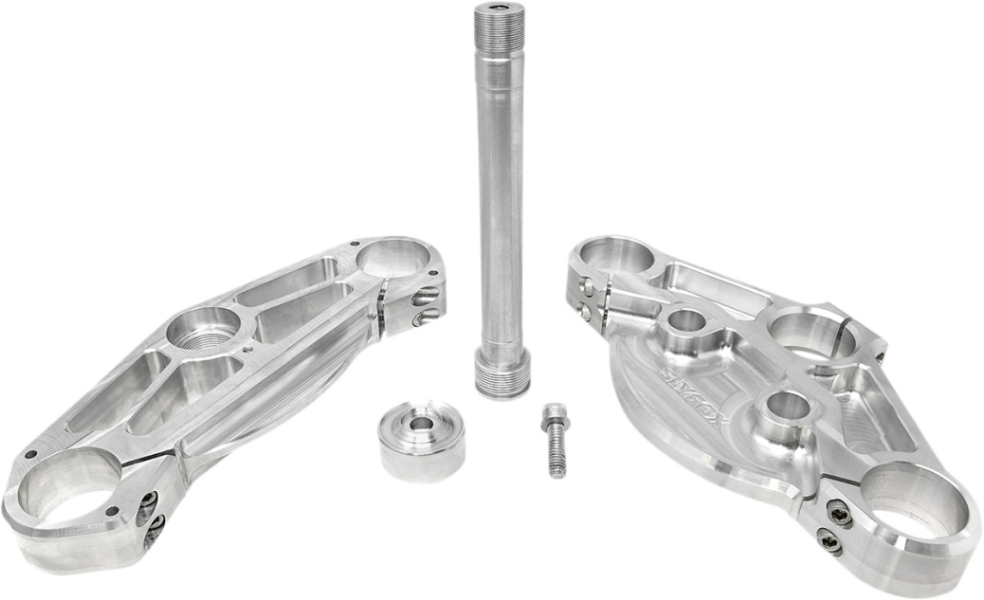 Slyfox Raw 49 mm Triple Tree Set Upper and Lower Harley Touring 99