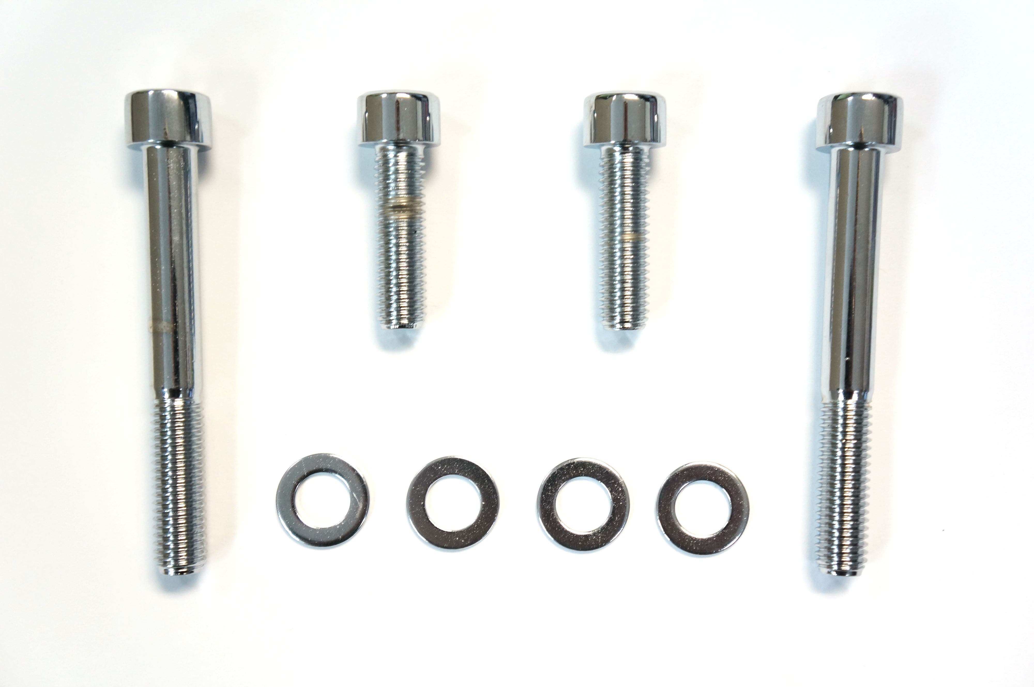 Polished Stainless Steel Caliper Mounting Hardware Bolt Kit for 00-07 Dual Disc Touring
