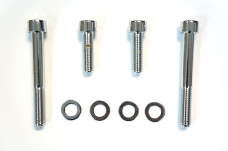 Polished Stainless Steel Caliper Mounting Hardware Bolt Kit for 00-07 Dual Disc Touring