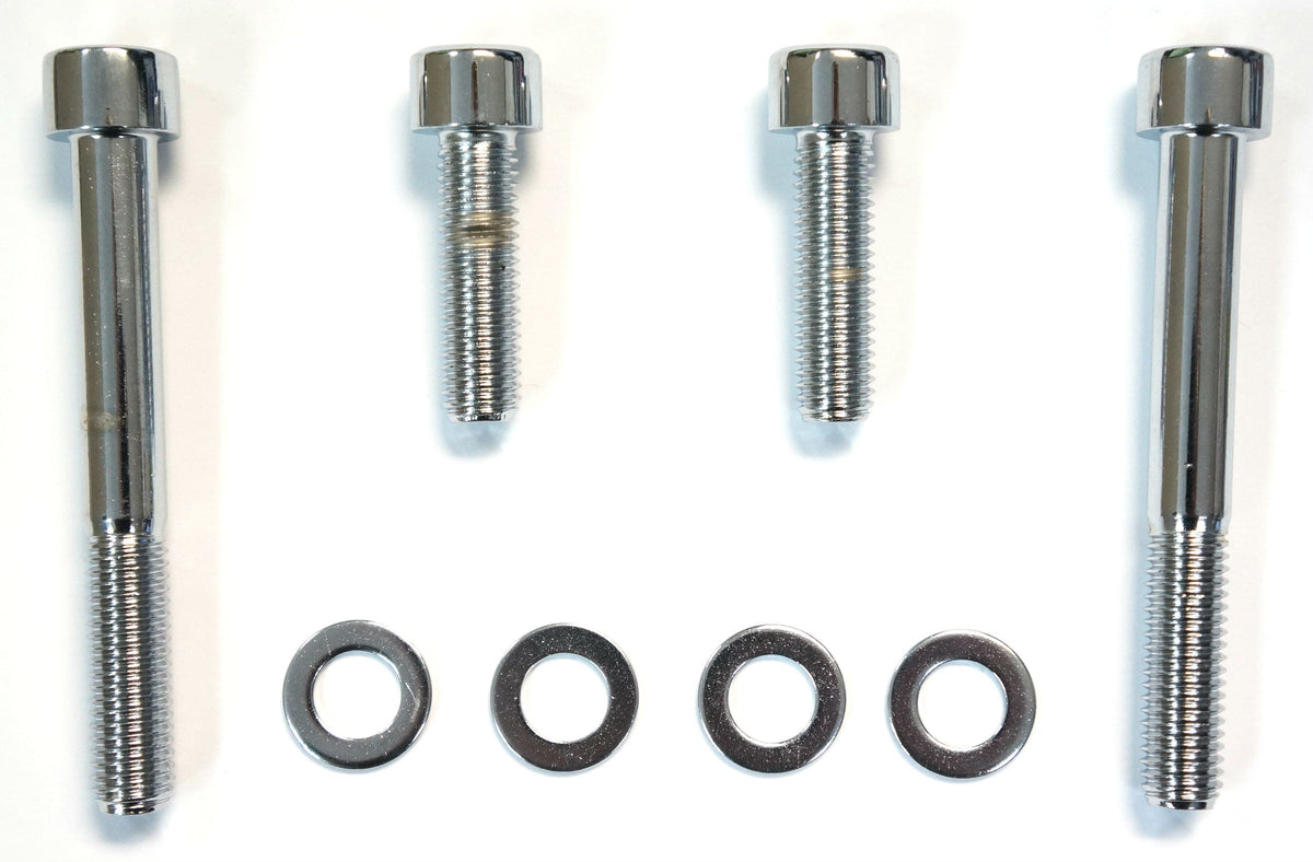 Polished Stainless Steel Caliper Mounting Hardware Bolt Kit for 00-07 Dual Disc Touring