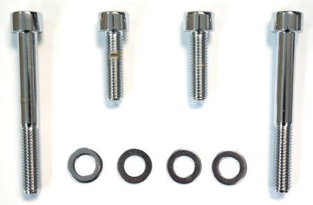 Polished Stainless Steel Caliper Mounting Hardware Bolt Kit for 00-07 Dual Disc Touring