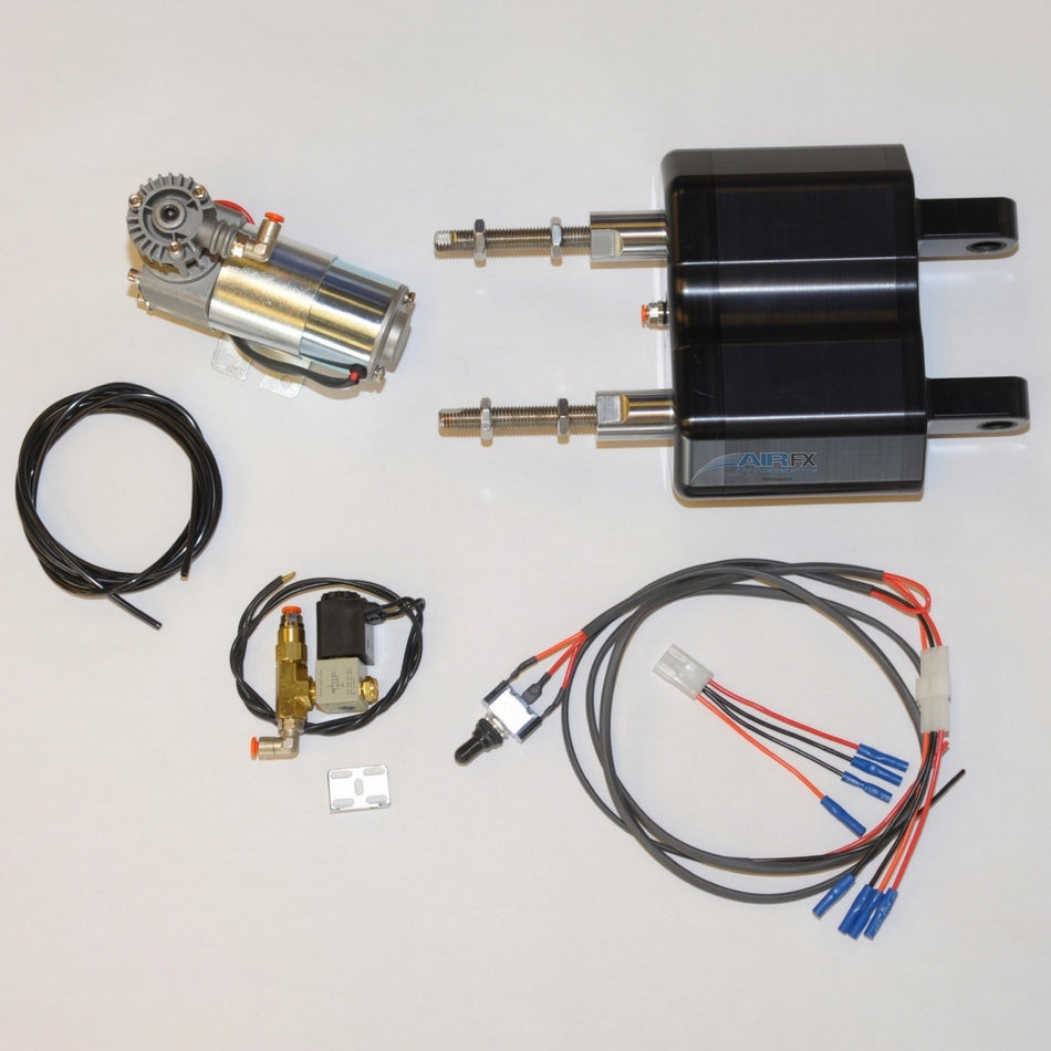 AirFX BK-HD-ST17-R-1 Rear Air Ride Suspension Complete Kit 00-17 Harley Softail