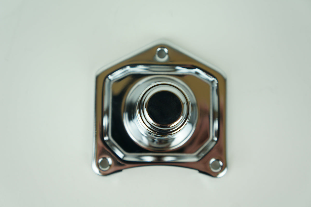 Mid USA Chrome Solenoid Cover Push Button Starter Harley Big Twin '91-'17