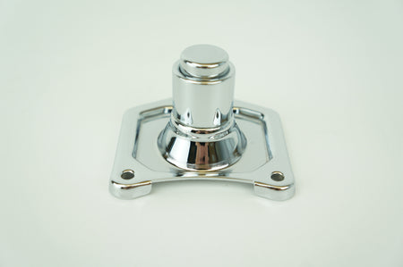 Mid USA Chrome Solenoid Cover Push Button Starter Harley Big Twin '91-'17