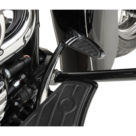 Performance Machine Black Contrast Cut Contour Brake Lever for 08-13 Harley Touring | 0032-1081-BM