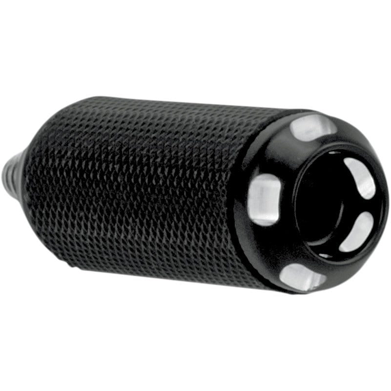 Performance Machine Black Contrast Apex Shift Peg for Harley or Metric Sold Each