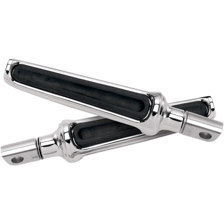 Performance Machine PM  Chrome Folding Contour Pegs 4 Harley Davidson Male Mount | 0035-0065-CH