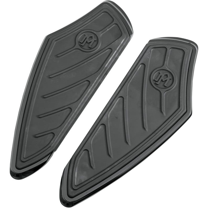 Performance Machine Black Contour Driver Floorboards for 97-14 Harley FLH/T FLST - 0036-1000-B
