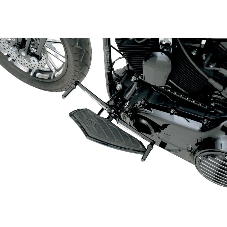 Performance Machine Black Contour Driver Floorboards for 97-14 Harley FLH/T FLST - 0036-1000-B