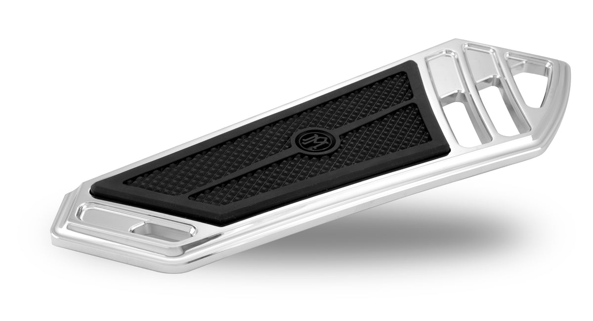 Performance Machine PM Superlight Chrome Driver Front Floorboards Harley FL / ST | 0036-1014-CH