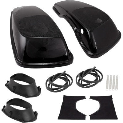 Saddle Tramp BC-HD69-14U Saddlebag Lid 6x9 Speaker Adapters Harley OE Bags 14-Up