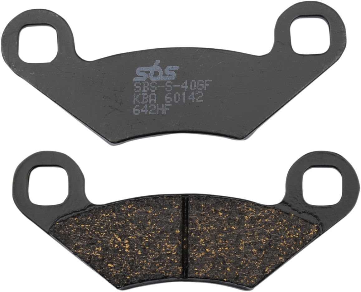 SBS 642HF Street Ceramic Organic Front Brake Pads