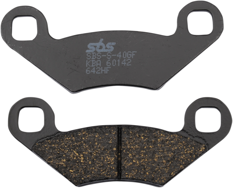 SBS 642HF Street Ceramic Organic Front Brake Pads
