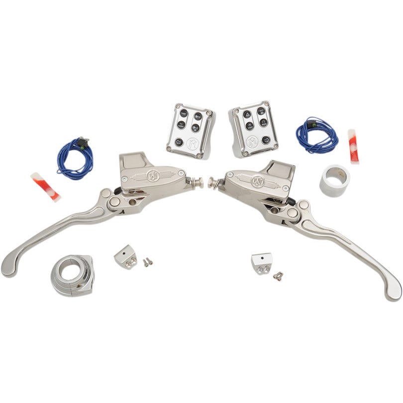 Performance Machine PM Chrome 9/16 Handlebar Controls Hydraulic Clutch Can Bus