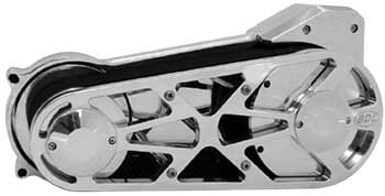 V-Twin Polished 3inch Belt Drive Kit 47 x 72 Tooth 77039 Harley Softail 90-Up