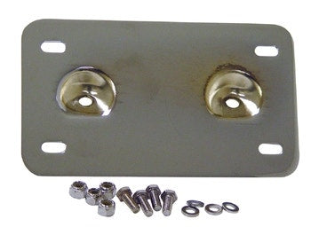 Mid USA 13270 Chrome Plated Lay Back License Plate Mount Harley Touring 99-Up