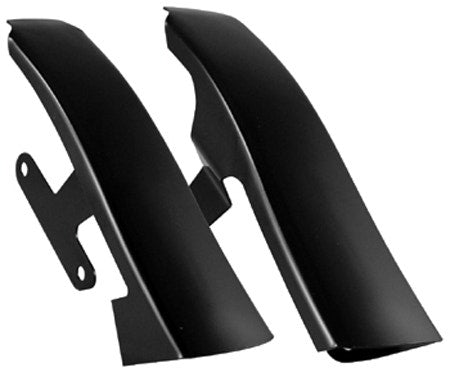 Black Fender Saddlebag Filler Panels Harley Touring FLH/T 09-13 OE 91614-10