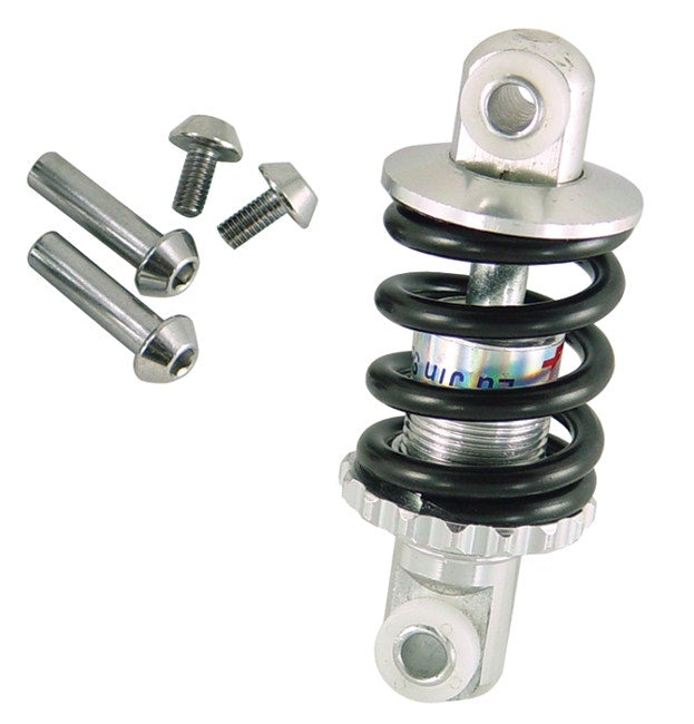 Mid USA 27922 Billet Aluminum Hard Body 4" Adjustable Mini Shock for Solo Seat