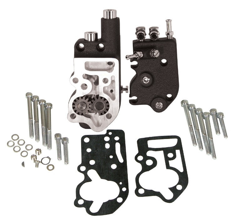 Mid USA 67050 V-Factor Black Oil Pump Harley Shovelhead OE 26200-68