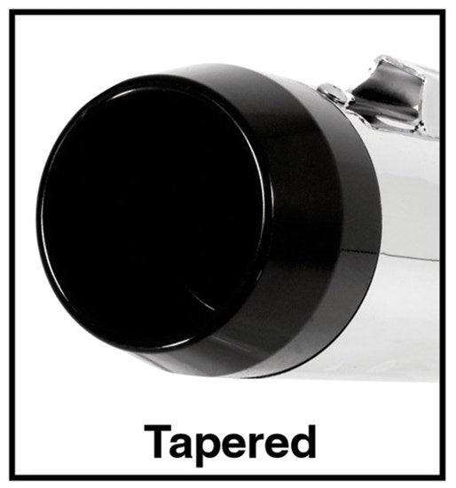 Power House Black 3.5 Slip-On Mufflers Tapered Chrome Tip Harley Dresser 85-16