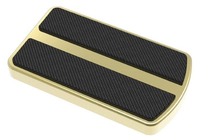 V-Factor 45111 Brass Foot Brake Lever Pad Harley Touring Softail 80-Up