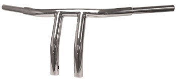 Chrome 8" T-Bar Drag Riser Handlebars Harley Big Twin & Sportster 40016