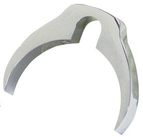 41Mm Fork Tube Mounted Brake Line Clamp Polished Harley & Custom