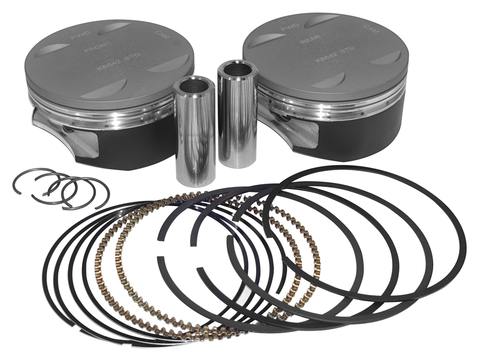 KB Pistons Performance Piston Set 4.135" Bore +0.10" Up to 120" Harley M8 17-Up