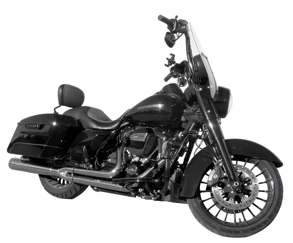 Chrome 4.5" Power House Performance 2into1 Exhaust System Harley Touring 85-16