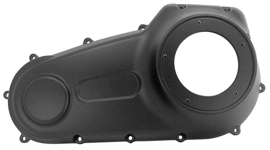 Mid USA 78221 V-Factor Black Inner Primary Covers Harley Wide Tire Softail 90-93