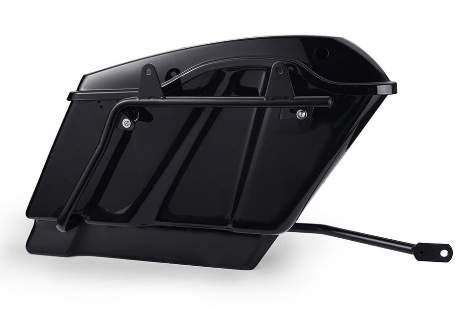 Hogworkz Black Softail Conversion Brackets for Harley Touring Saddlebags
