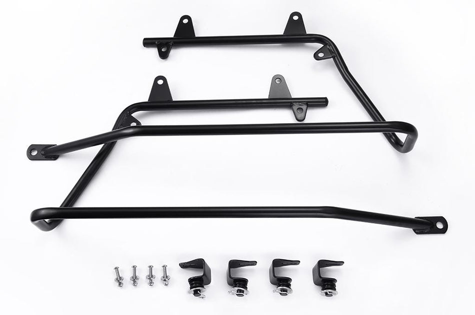 Hogworkz Black Softail Conversion Brackets for Harley Touring Saddlebags