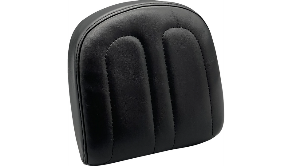 Le Pera Maverick Shiny Black Vinyl Sissy Bar Pad 4 Harley 08-23 Touring Models
