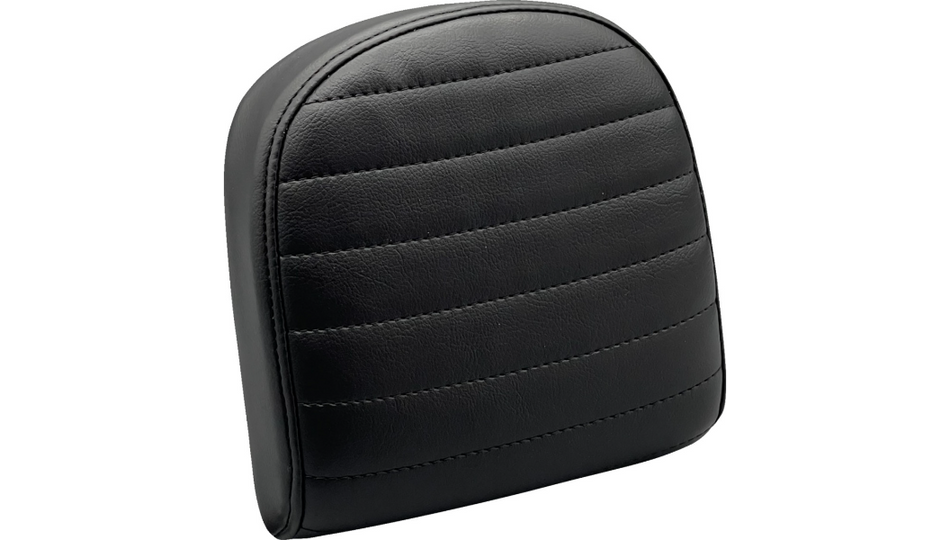 Le Pera Pleated Dull Black Vinyl Sissy Bar Pad 4 Harley 08-23 Touring Models