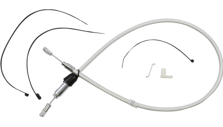 Magnum Quick Connect Braided 33" Upper Clutch Cable Sterling Chromite 18-23 FX/FL