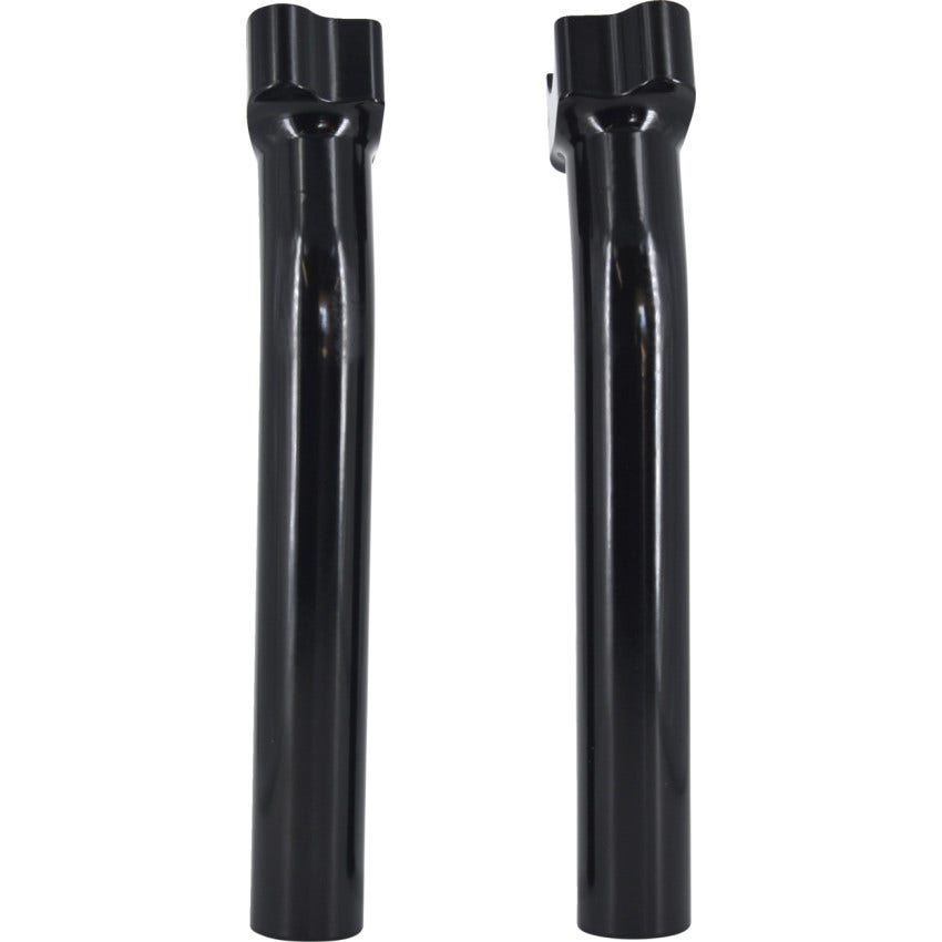 Chubby Billet 9.5" Pull Back Gloss Black Riser Set 4 Harley