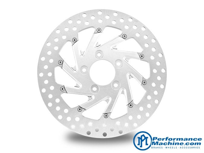 Buy Performance Machine PM Del Rey Chrome 11.5 Left Front Brake Rotor Harley | 0133-1522REYLS-CH  Eastern Performance Aftermarket Parts Superstore. Great Value + Free Shipping to U.S.