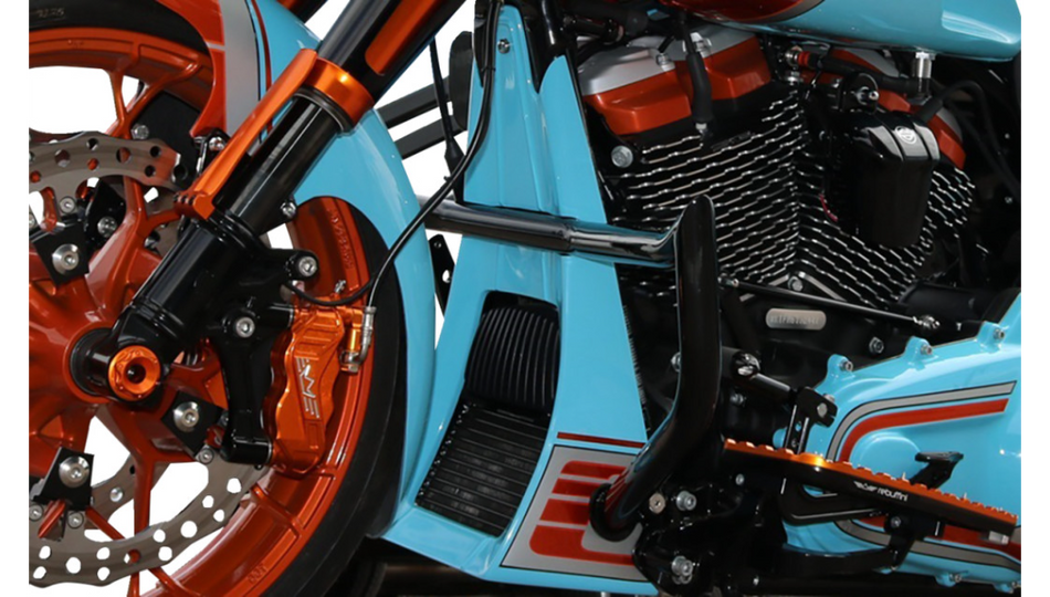 Paul Yaffe Two Piece Chin Spoiler 4 Harley 09-16 FLHT/FLHR/FLTR/FLHX
