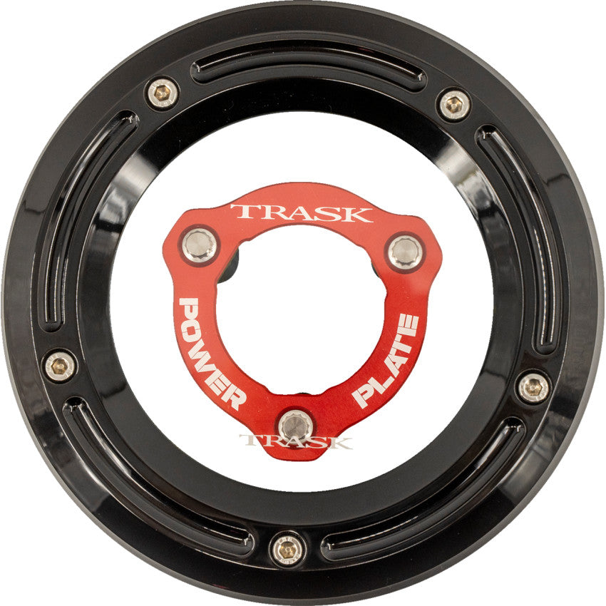 Trask Derby Cover with Power Plate Kit for 17-25 Harley Touring