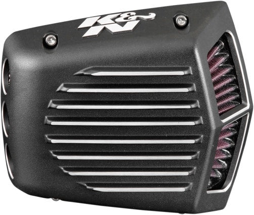 K&N RK-3955 Black Street Metal Intake Air Filter Kit HD M8 Touring Softail 17-Up