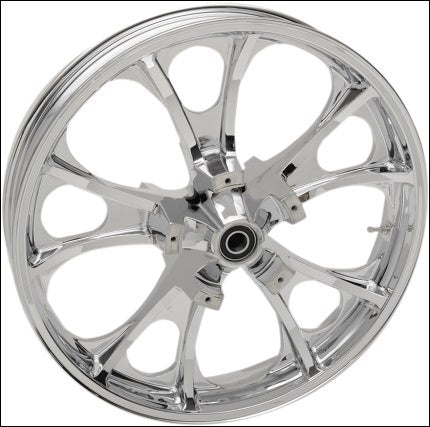 Coastal Moto Chrome Largo 3D 21" Front Cast Wheel Only Harley 00-07 FLH